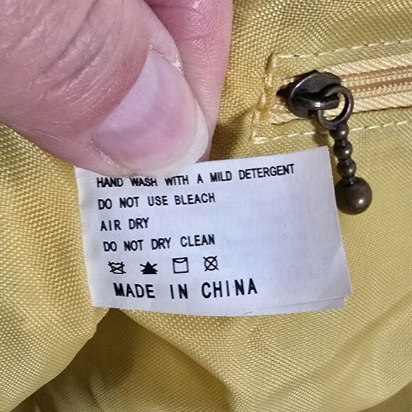 Baggallini‎ Valencia Shoulder Bag Nylon Gray Turnlock Studs Tote Travel - Picture 14 of 16